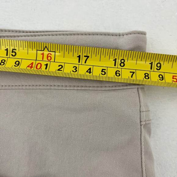 Peter Millar EB66 Mens 36x32 Chino Pants Khaki Beige Classic Fit 2-Way Stretch - Picture 11 of 14